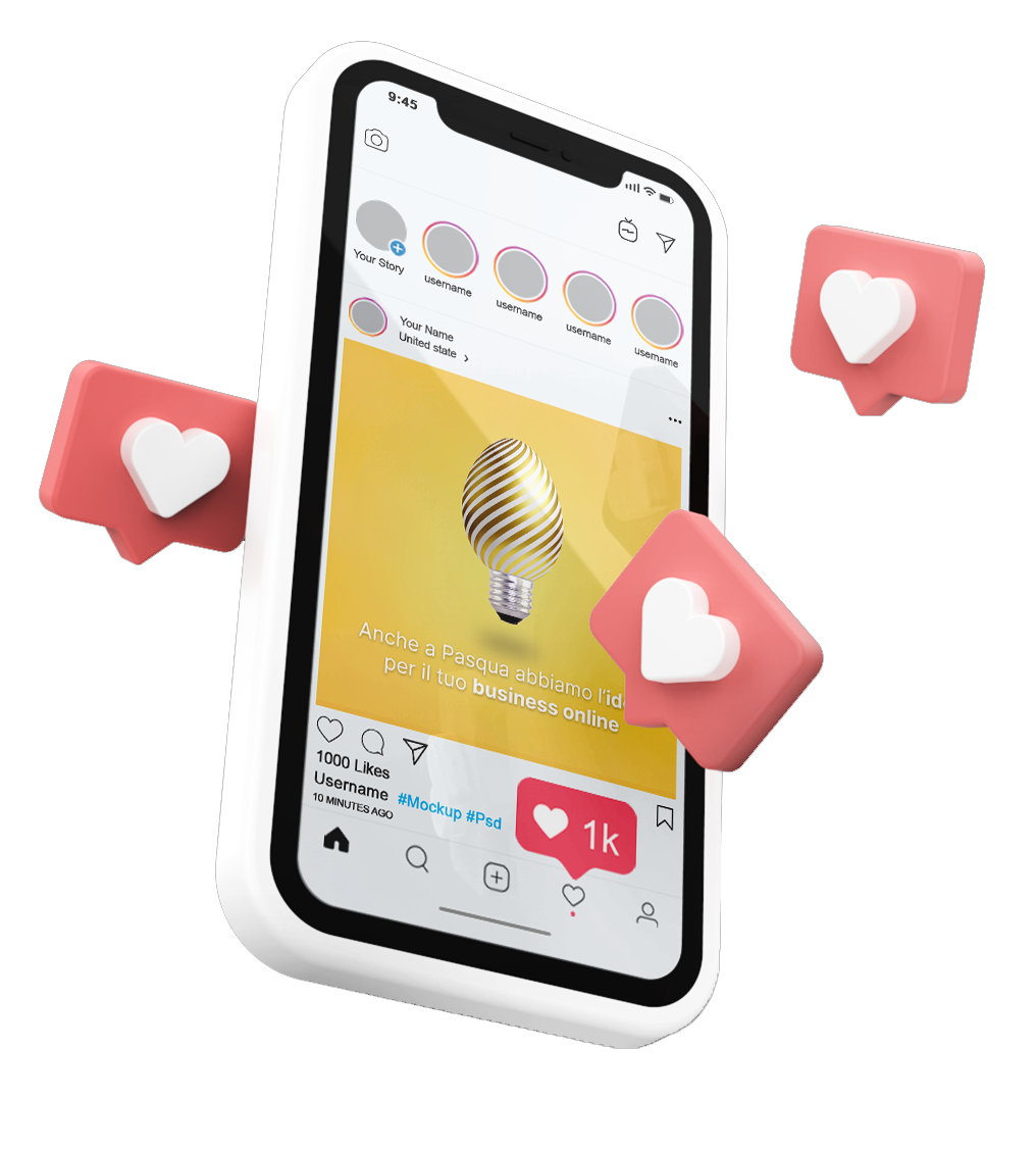 Creazione di grafiche per i social